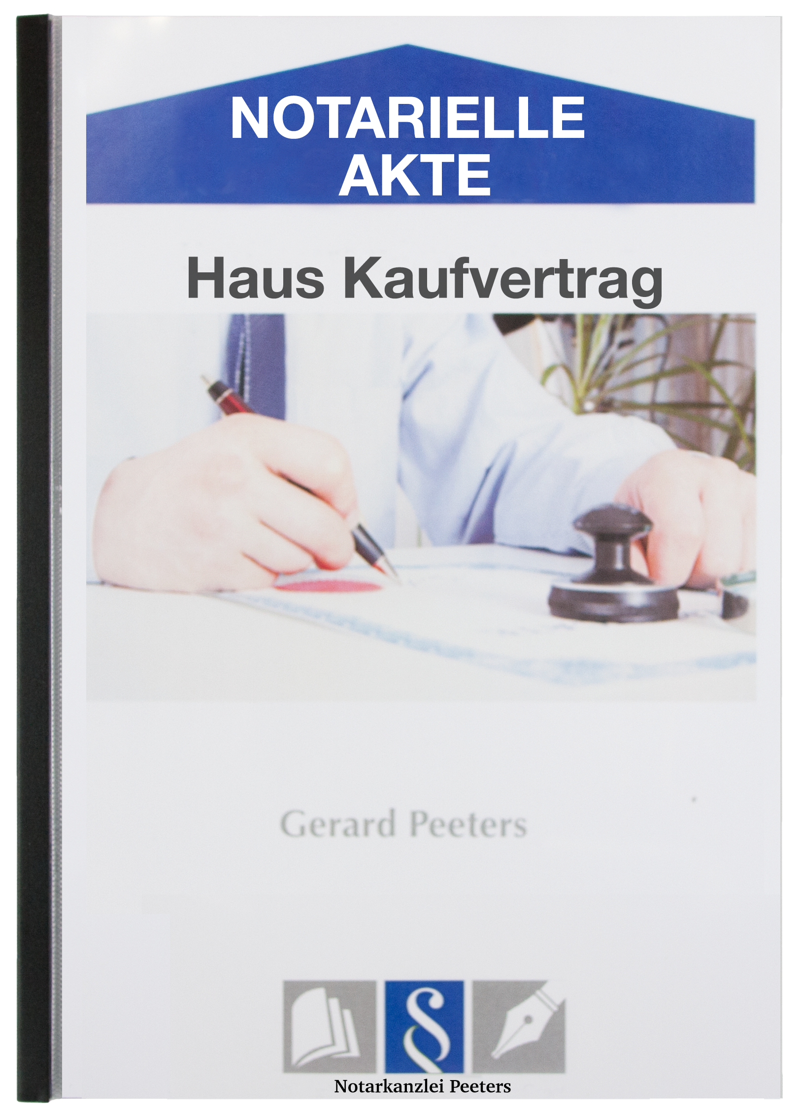 Couverture souple Uniback doté d'un guide en papier détachable